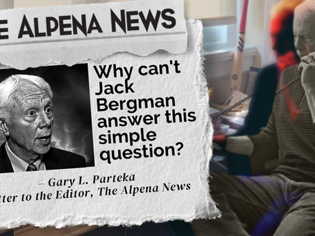 "Why can't Jack Bergman answer this simple question?" – Letter