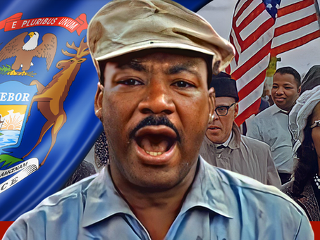 Dr. King first gave his "I Have a Dream" speech in Michigan