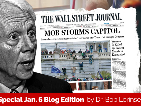 “My opponent holds serious culpability for assault on U.S. Democracy” – Dr. Bob Lorinser