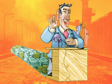 Big money in politics is the pollution of leaders