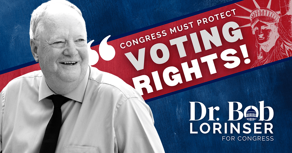 Dr. Bob Lorinser Voting Rights Image