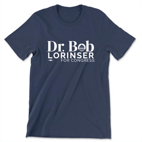 Dr. Bob Lorinser (Unisex & Women's Navy Tee)
