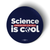 Science Is Cool (4" x 4" Vinyl Sticker -- Pack of Two!)